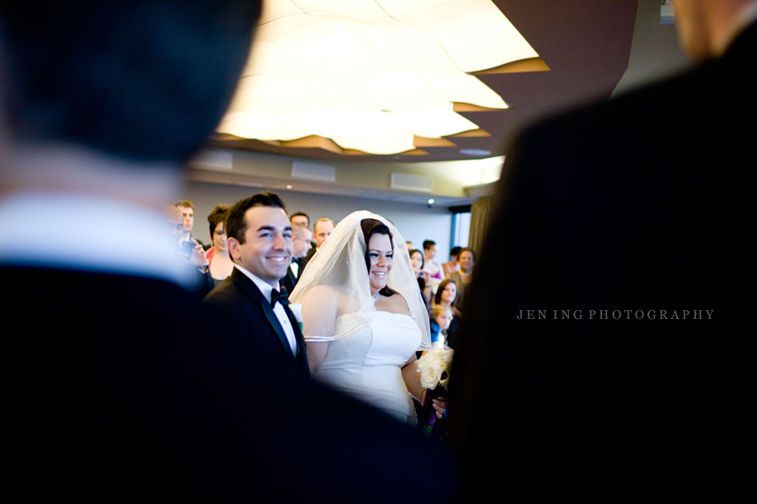Boston wedding photography - Bride and groom at ceremony