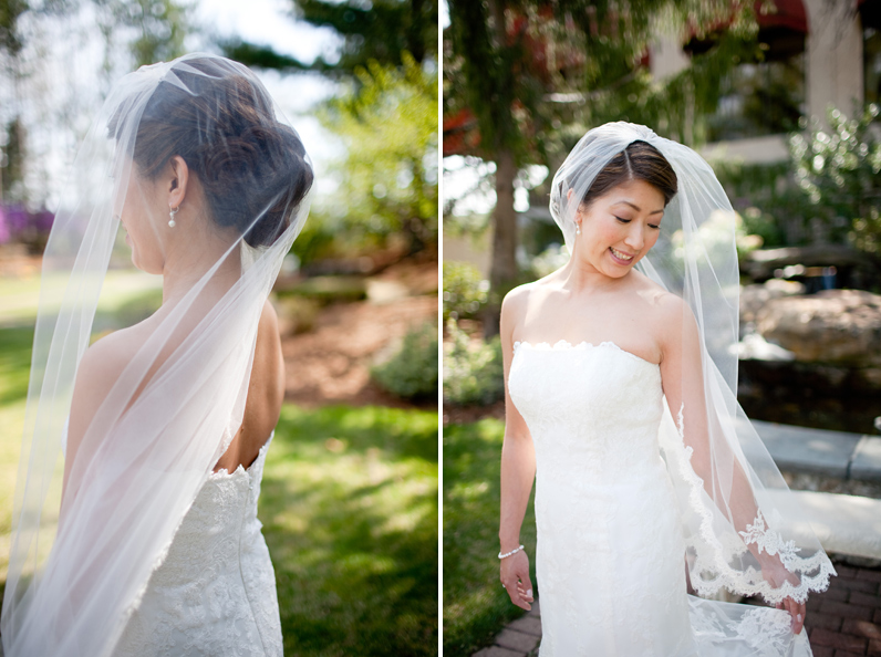 massachusetts wedding at andover country club - bride portraits