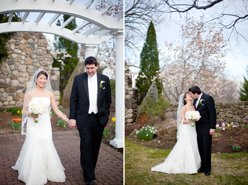 wedding at andover country club in massachusetts - bride and groom portraits