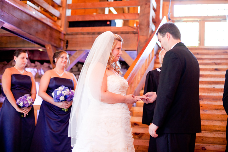 wedding ceremony at the red lion inn