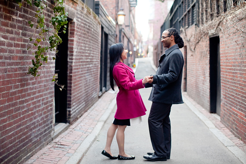 beacon hill engagement session 