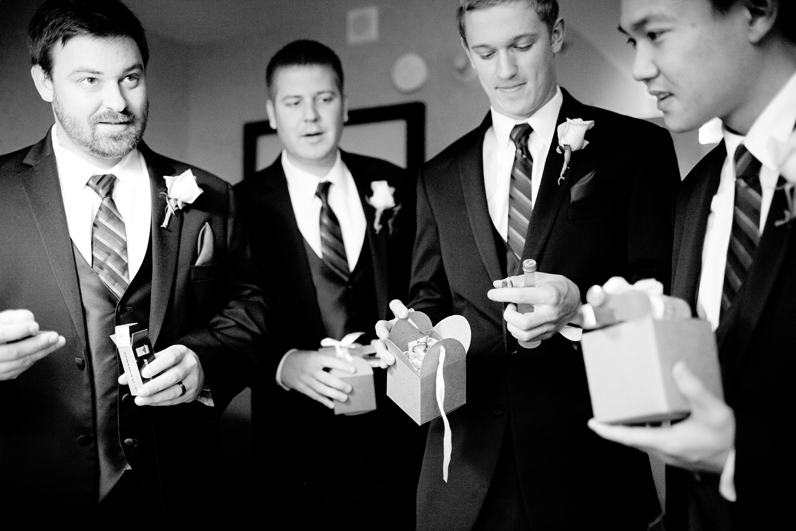 groomsmen gifts at boston wedding
