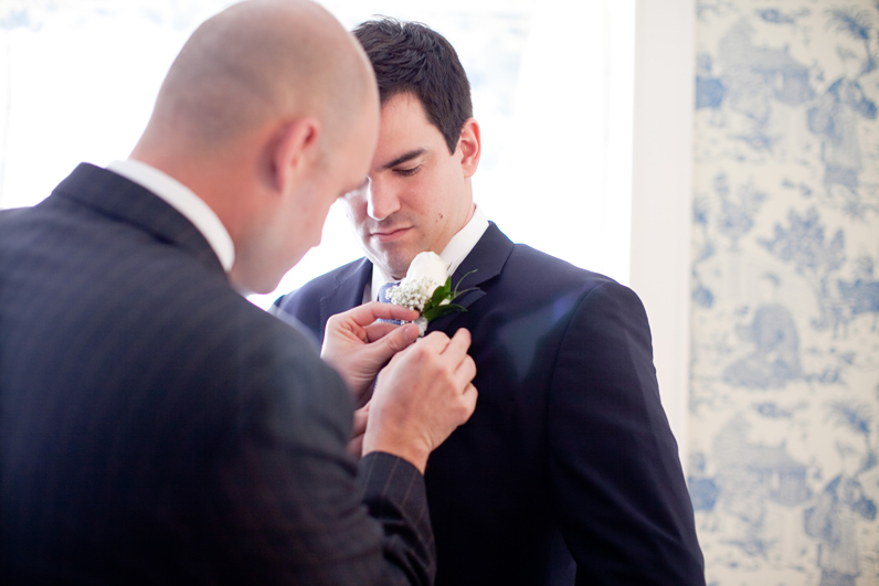groom getting ready - boston wedding