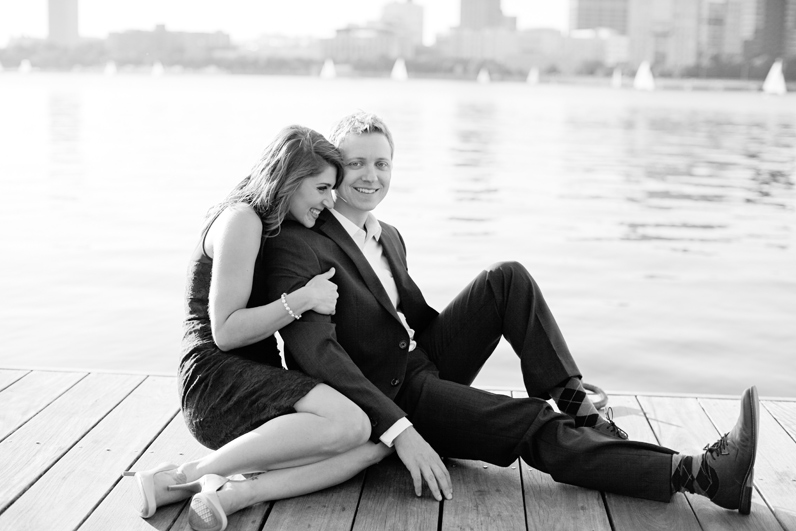 charles river engagement session in boston