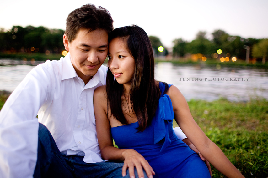 Harvard Square engagement session - couple at the Charles River