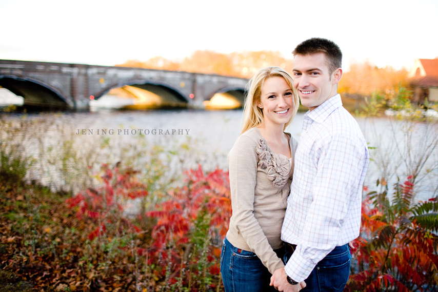 Cambridge engagement session - Amy and Ted at the Charles River