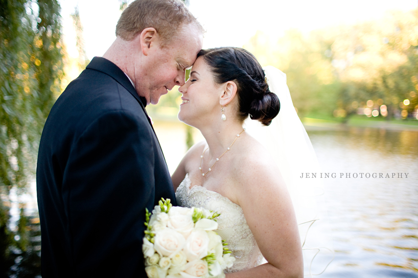 Public Garden wedding photography - bride and groom portrait