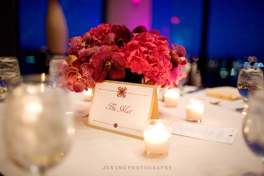 Boston State Room wedding photography - floral centerpieces 2