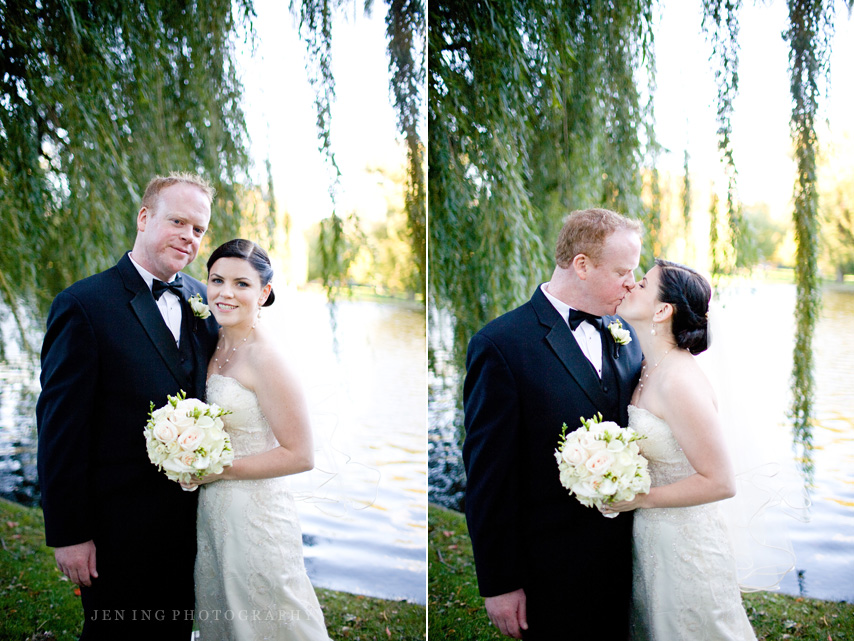 Public Garden wedding photography - bride and groom portraits