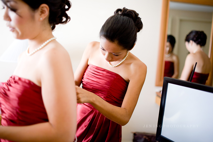 Boston Seaport Hotel wedding photography - bridesmaids getting ready