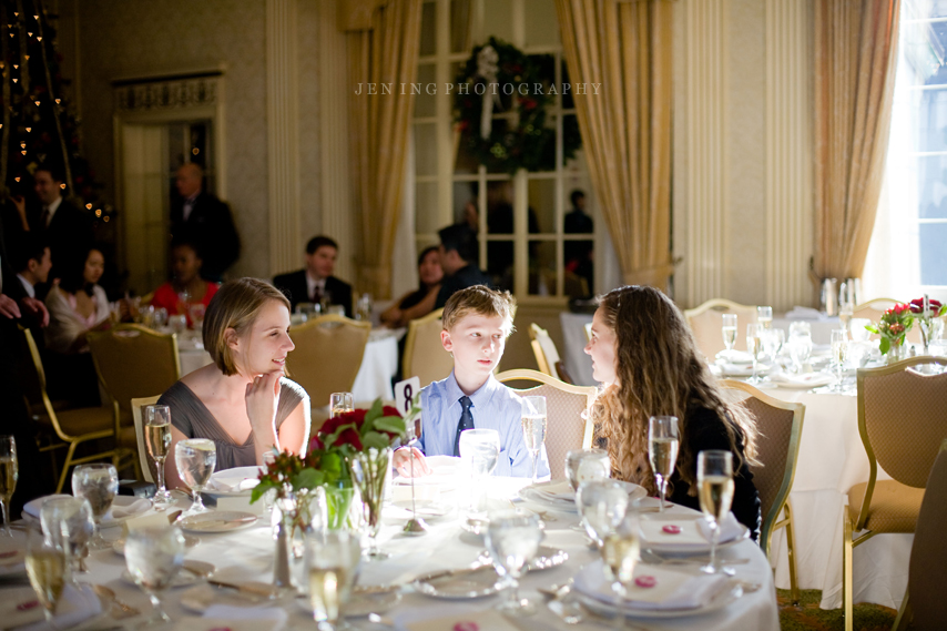 Omni Parker House wedding photography - guests conversing