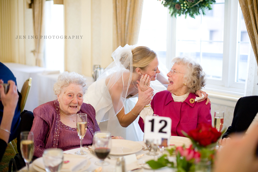Omni Parker House wedding photography - bride with grandmother