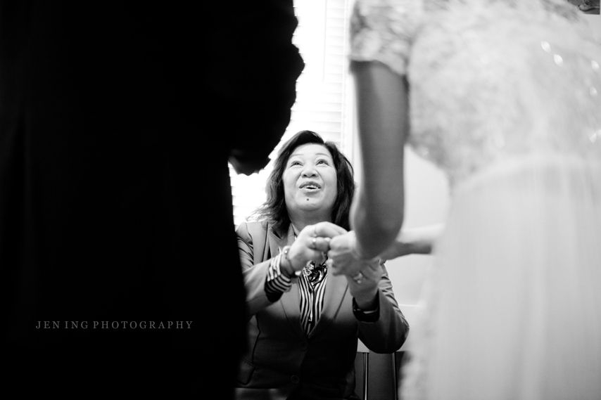Tea ceremony photography in Boston - bride and groom serve guest