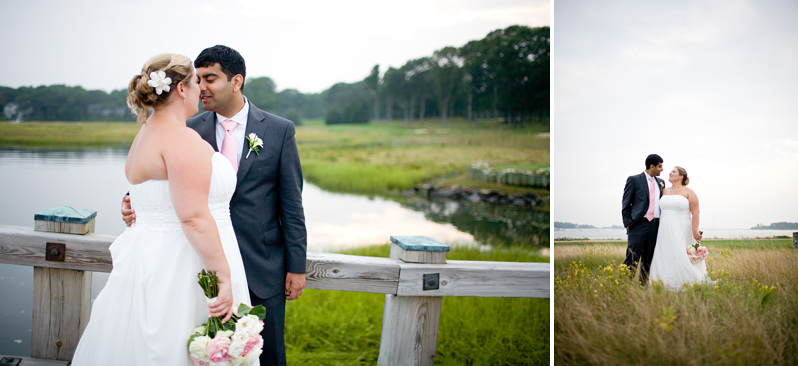 Wentworth by the Sea Country Club wedding - bride and groom portraits