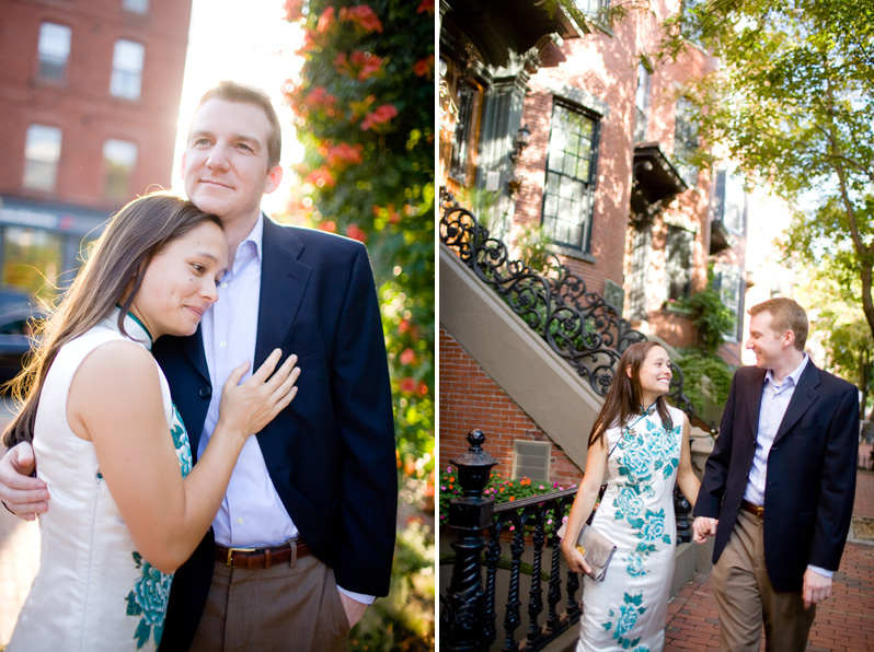 South End Boston engagement session 