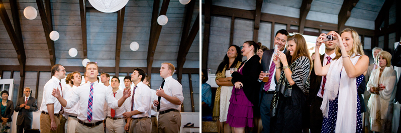 Boston University Dear Abbeys a capella at Massachusetts wedding