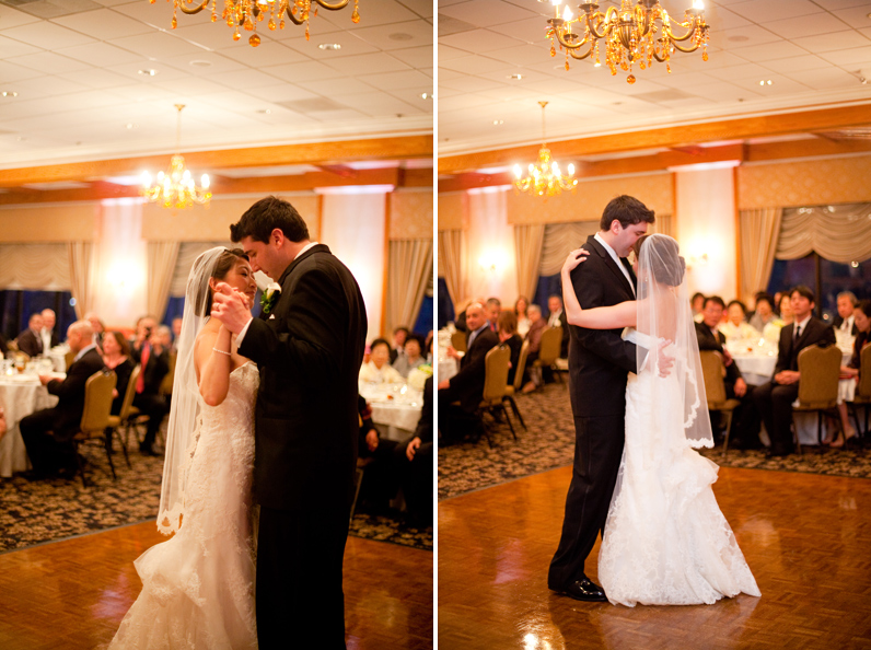 andover country club wedding - first dance bride and groom