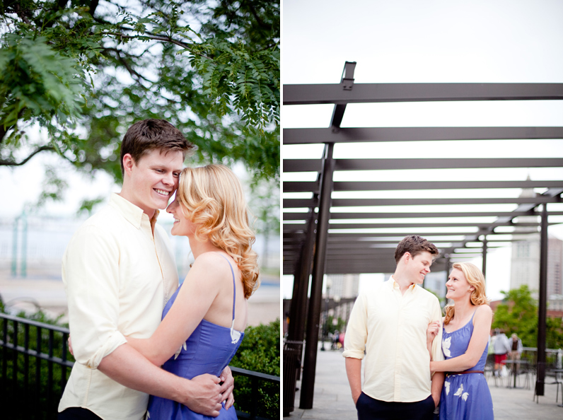 boston engagement session along the rose kennedy greenway