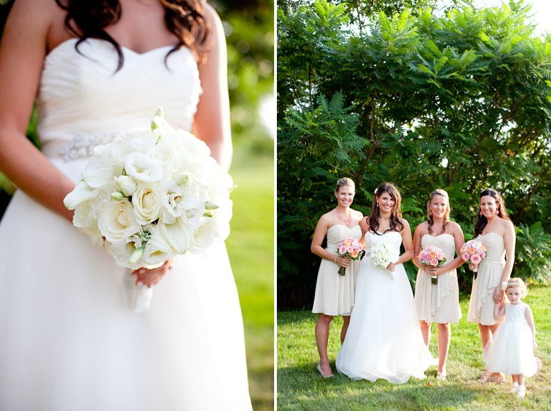 boston wedding bride and bridesmaids