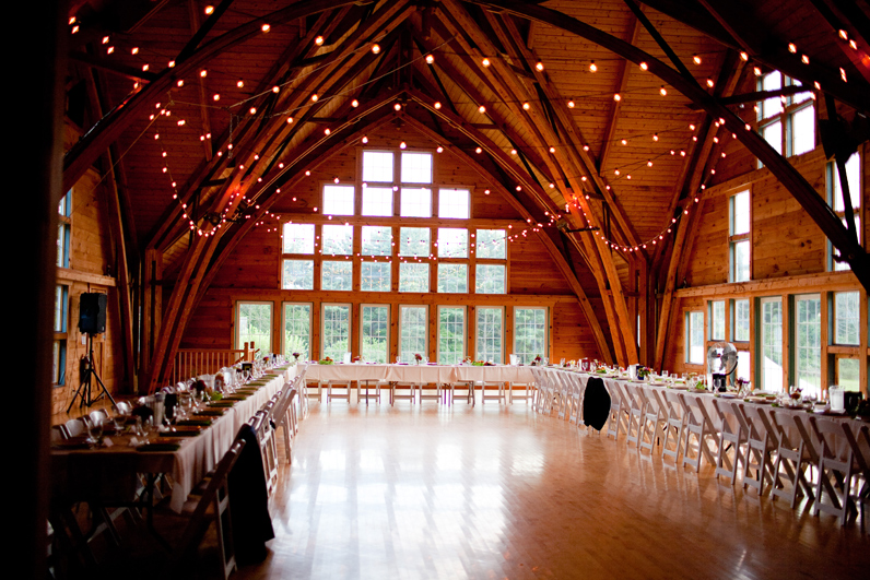 barn dinner wedding reception - Boston, MA