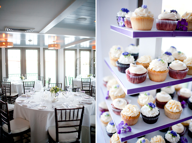 waterman grille wedding reception and cupcakes