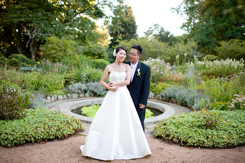 garden wedding in boston - the estate at moraine farm
