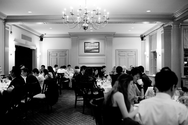 harvard faculty club - elegant wedding reception dinner