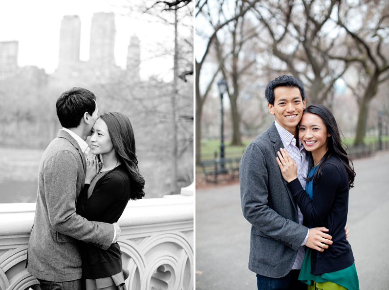 new york city engagement session in central park