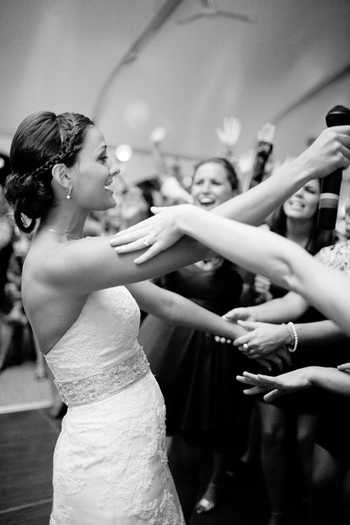 bride on dance floor boston wedding