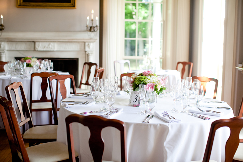 lyman estate wedding tables