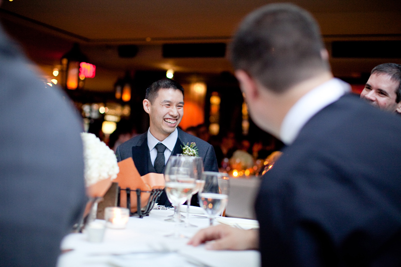groom reaction to best woman toast