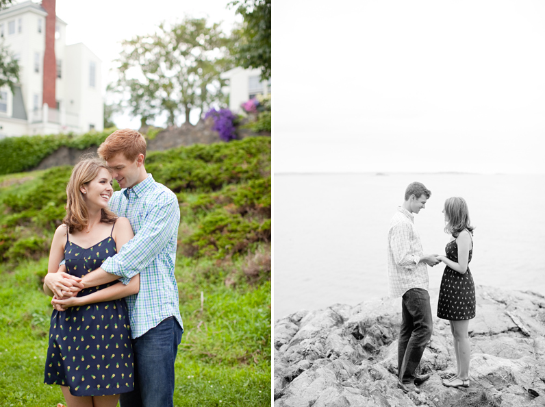 engagement session in marblehead ma