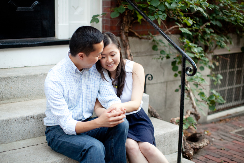 beacon hill engagement session