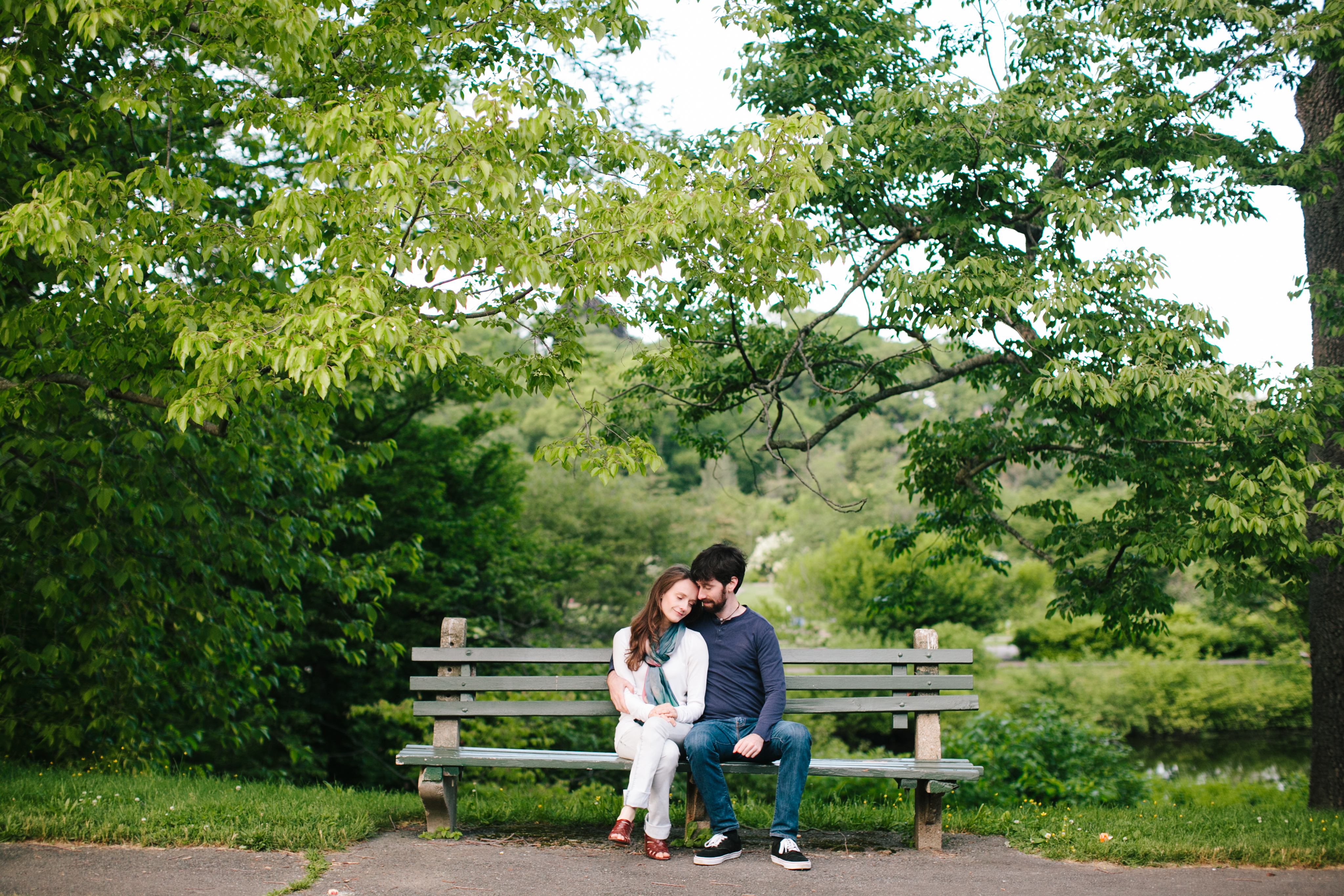 boston engagement at the arnold arboretum